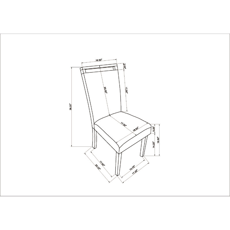 Ensemble de salle à manger de style contemporain avec table rectangulaire blanche et chaises rembourrées, 7