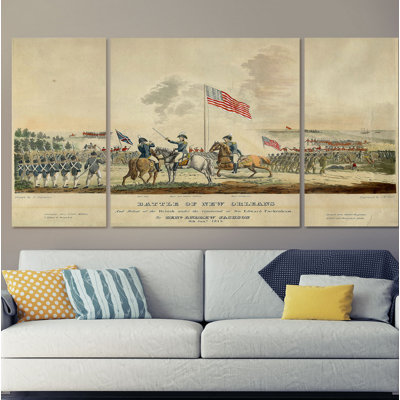 Bataille de la Nouvelle-Orléans - Impression sur toile