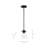 Trimont 1 - Light Matte Black Single Pendant