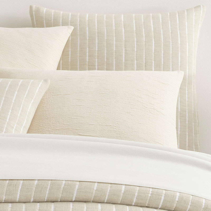 Marino Natural/Ivory Matelasse Sham, King