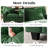 Brazell 49.5'' W Oversized Chenille Accent Chair, Comfy Single Sofa Chair, Upholstered Reading Armchair With Accent Pillow & Removable Cushions-Green-1026305293