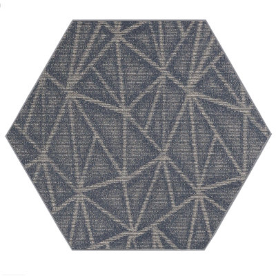 Tapis bleu marine Deyoung