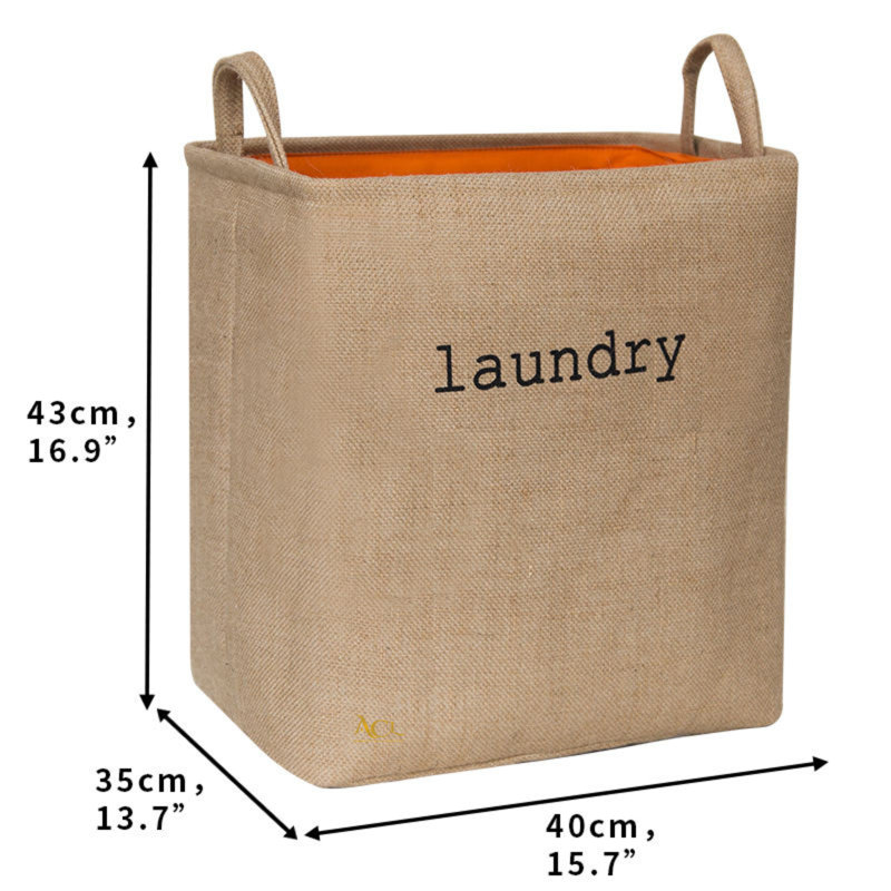Latitude Run Fabric Decorative Basket, Cream