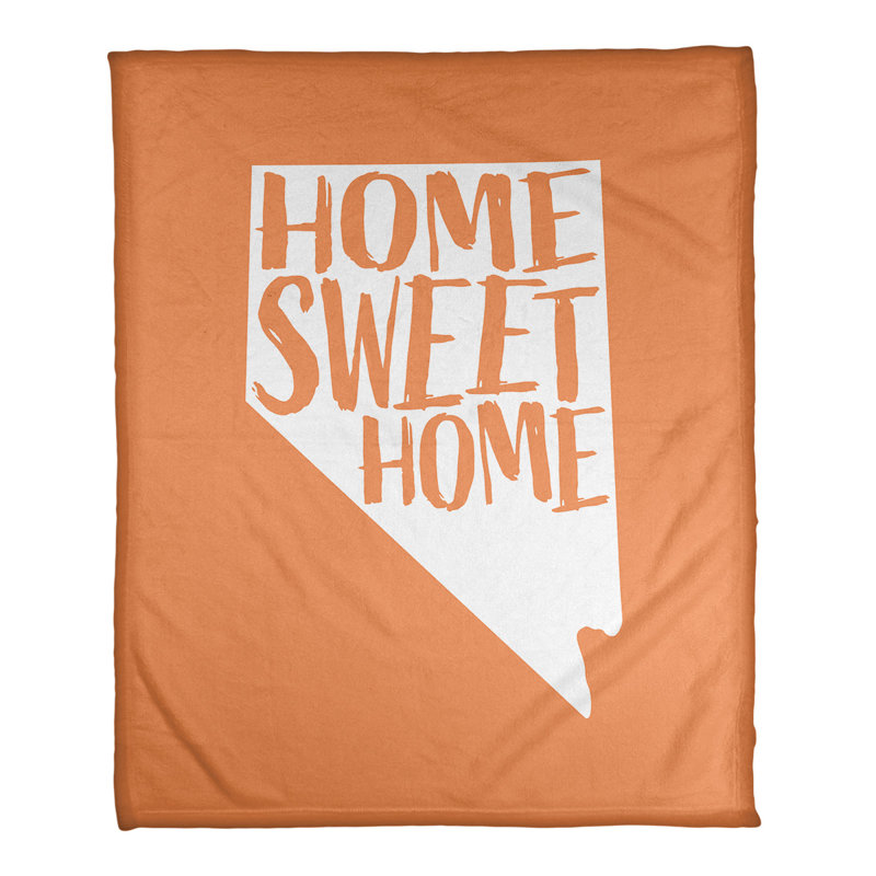 Jeté polaire nevada doux, l 52,5 po x L 62,5 po, Orange