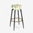 Green Cubic Botanical Dreams - Ensemble de 2 tabourets de bar en patchwork