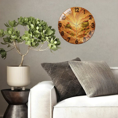 Horloge murale 12 po Desert