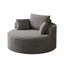 Canapé-lit simple en velours côtelé de 50 po de hauteur, sans assemblage requis, fauteuil moelleux moderne (pas une chaise pivotante)-80105138