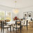 6-Light Dimmable Capiz Shell Chandelier