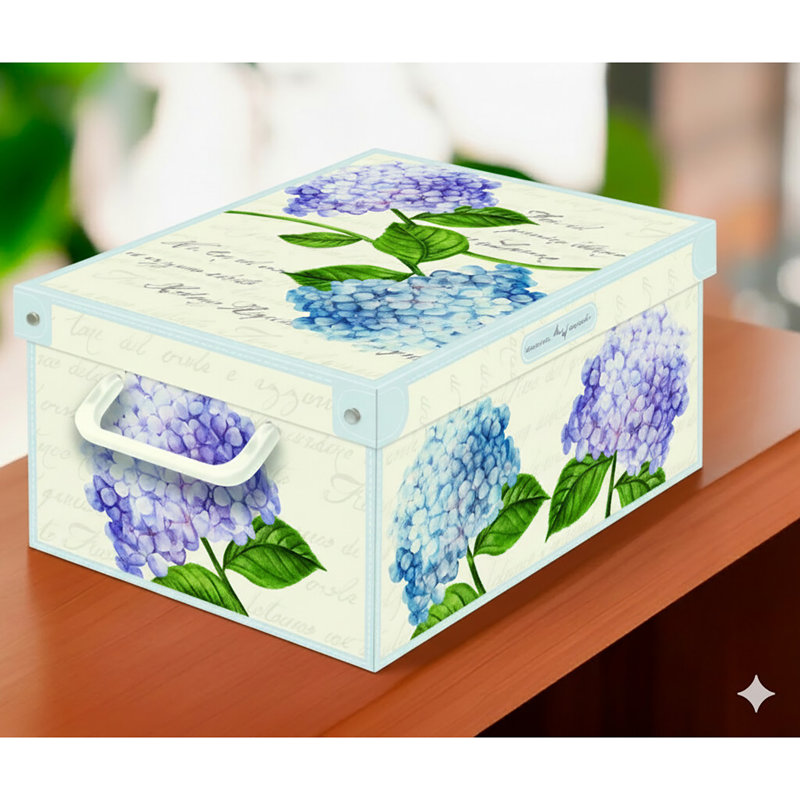 Boîte de rangement: Petit - Hortensias Hortensia
