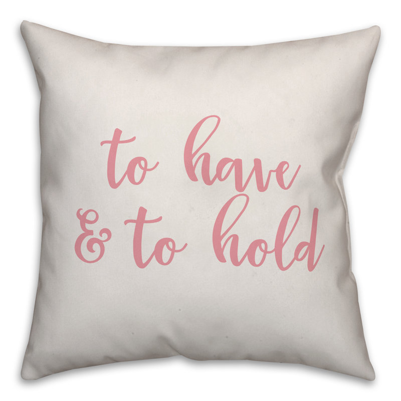  avoir un coussin décoratif, Coussin décoratif, Blanc / rose
