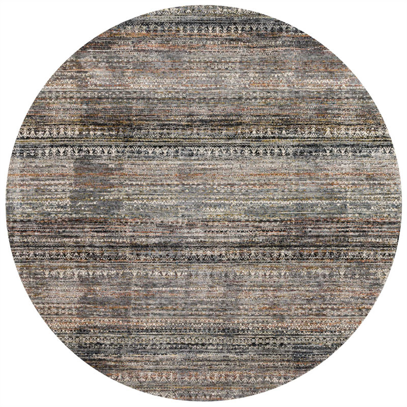 Tapis gris Fuhrman, Rond 7 pi 10 po