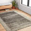 Tapis rayé gris anthracite et ivoire pour l'intérieur et l'extérieur Boden-934651439