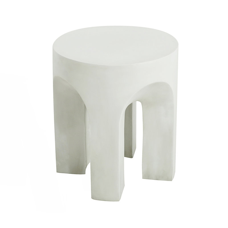 Outdoor Mgo Round Top Side Table