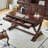 American style solid wood desk