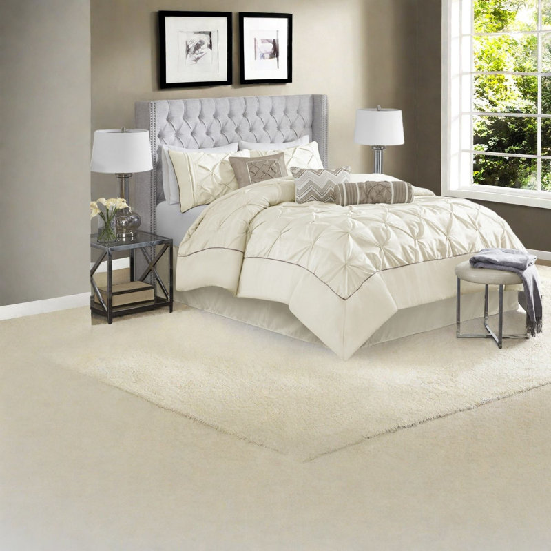 Piece Bedding Sets, Polyester Queen Tufted Modern Home Comfort