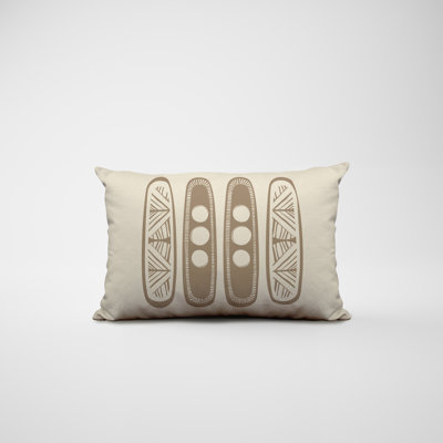 Polyester / Mélange de polyester Housse de coussin rectangulaire intérieure / extérieure lombaire et insert