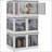 32 Gal Stackable Storage Bins With Lids-1060307940