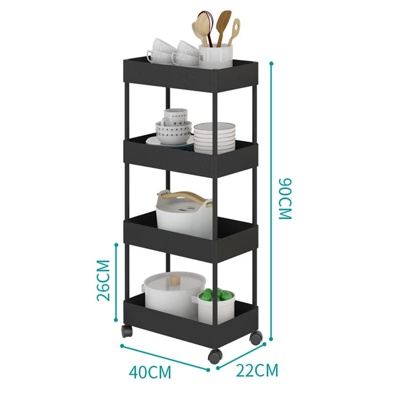 Gladsheim Bar Cart, Black