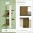 4-Layer Wall-Mounted Cat Tree Cat Wall Shelves for Climbing & Lounging