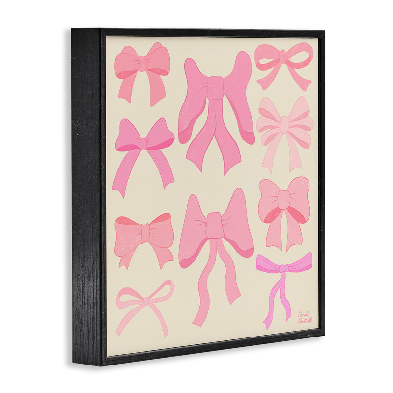 Ensemble de giclées encadrées, design par Carrie Cantwell, Giclée encadrée noir minuit, H 12 po x l 12 po
