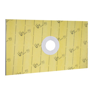 60" X 36" Center Drain Shower Base Kit With Waterproof Membrane, Complete Pre-p Sloped Shower Pan System