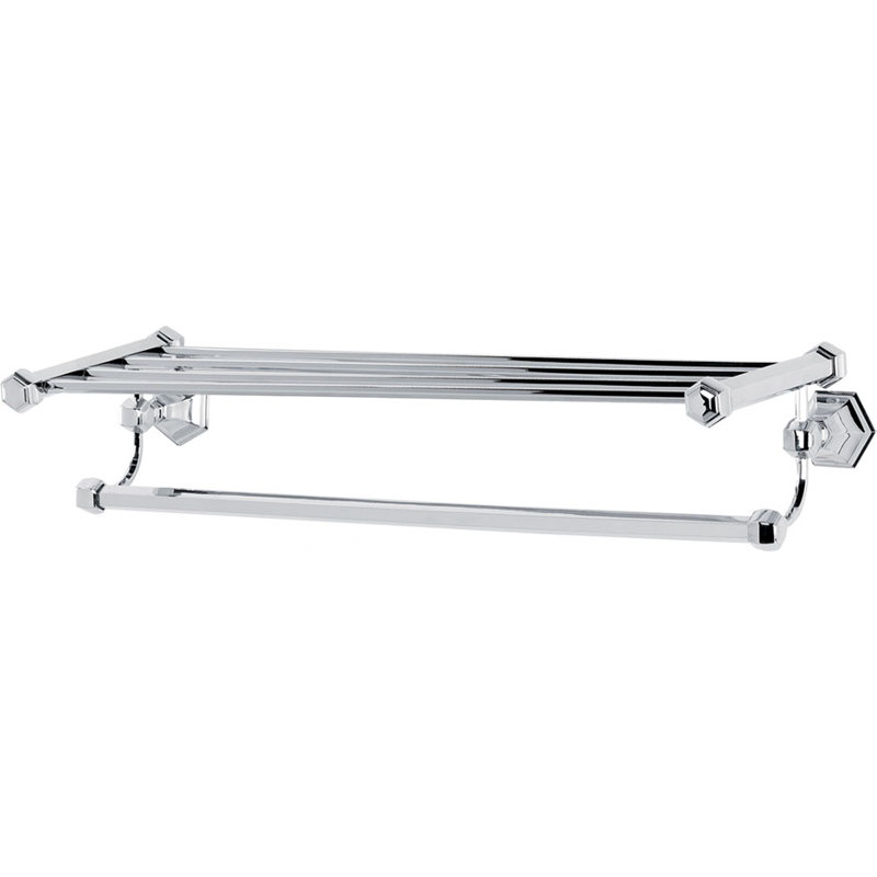 Nicole Wall Shelf, Polished Nickel