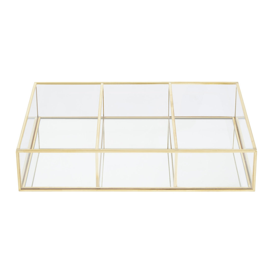 Fielden 3 Compartment Makeup Organiser