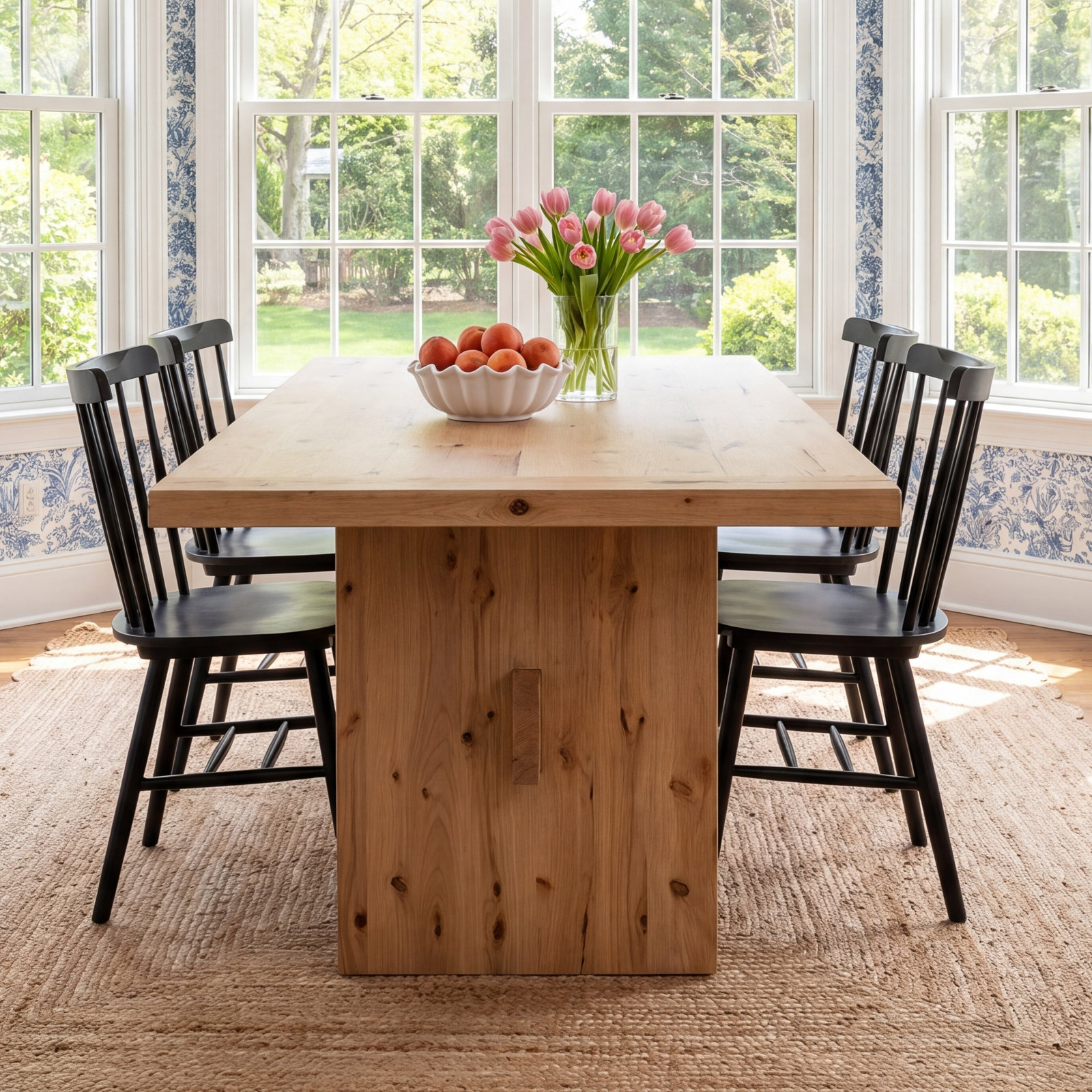 Rhett 85" Oak Dining Table