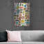 Art mural en métal luxueux «Bliss 4» par Cheryl Warrick, 24 po x 36 po
