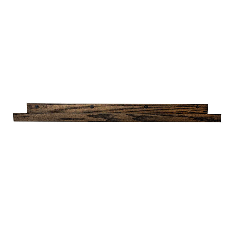 Rayne Large Solid Oak Lipped Shelves, 54x6x5