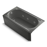Memoirs® Alcove 60" x 33.75" Whirpool Bathtub