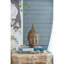 Sculpture tête de bouddha méditante 6,5 x 6,3 x 12 po, grand