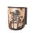 8" Wide Quail Hunter W/Dog Wall Sconce