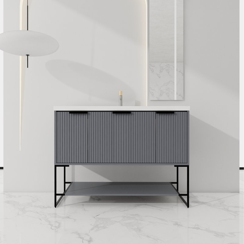 Armoire de salle de bain autoportante