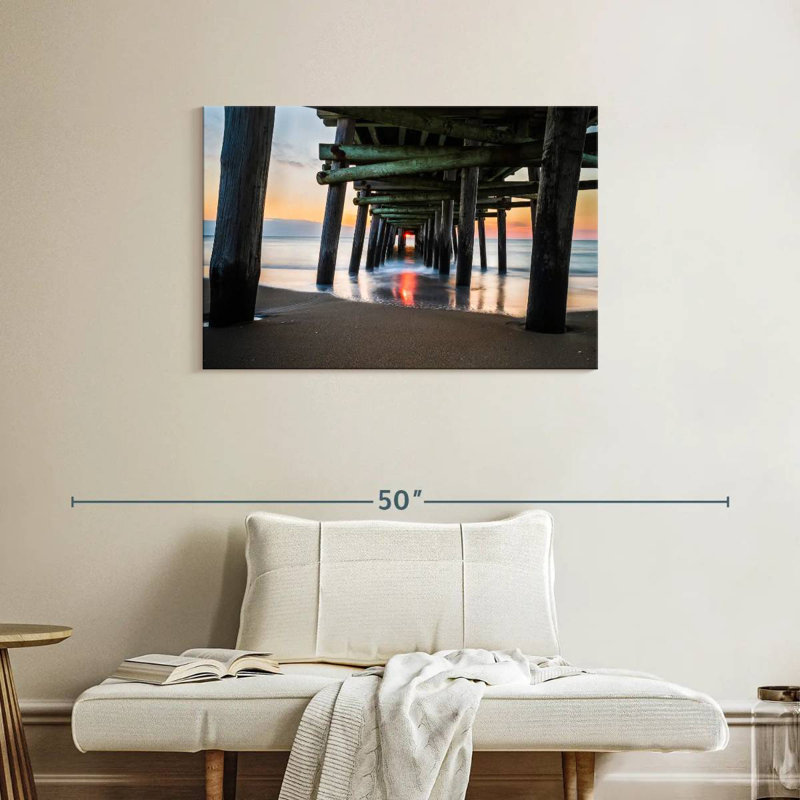 Aletra ci-dessous Virginia Beach Pier, H 24 po x l 36 po
