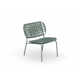 Yo Outdoor Lounge Chair with Woven Seat and Metal Frame