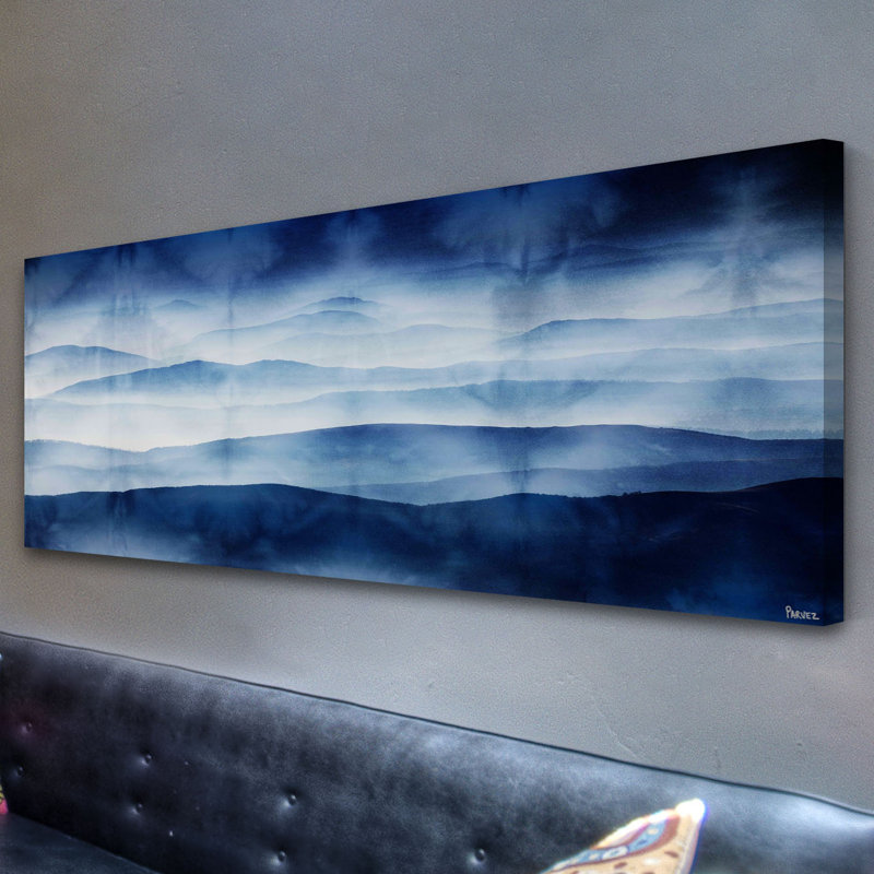 Parvez Taj - Wrapped Canvas Painting, 38cm H x 114cm W x 3.81cm D