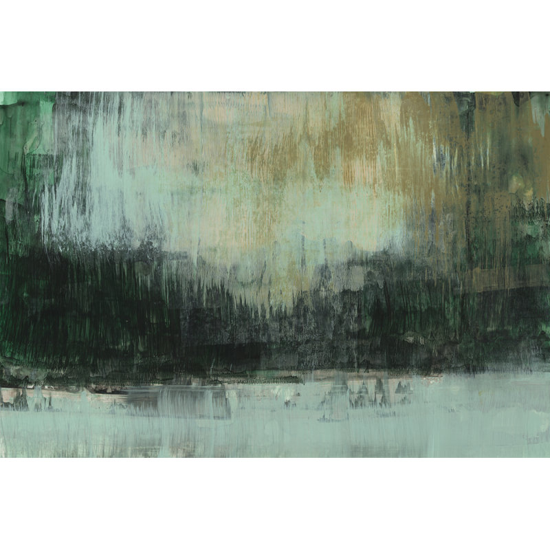 Emerald Grotto I by Jennifer Goldberger - Wrapped Canvas Painting, 81cm H x 122cm W, Wrapped Canvas