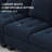 Shavera Velvet Reversible Sectional Sofa Bed Convertible Modular Sleeper Couch With Storage Ottoman-1307297447