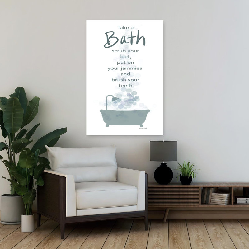 Take A Bath, art contemporain abstrait, H 36 po x l 24 po