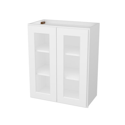 24" x 12" x 30"Camlock Easy to Assemble Wall Cabinet Glass NOT Included