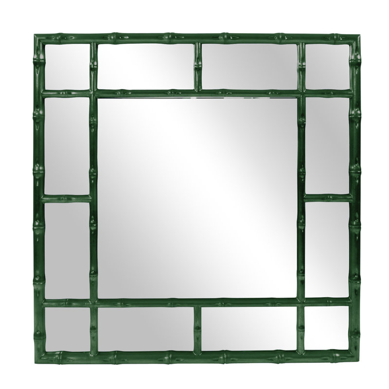 Miroir d'appoint sans cadre Eile, Vert forêt