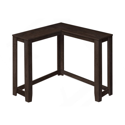 Contemporary And Modern Accent Table For Console, Entryway, Fitting Perfectly In Corners With Narrow Design And High - Quality Laminate