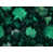Black/Green Floral