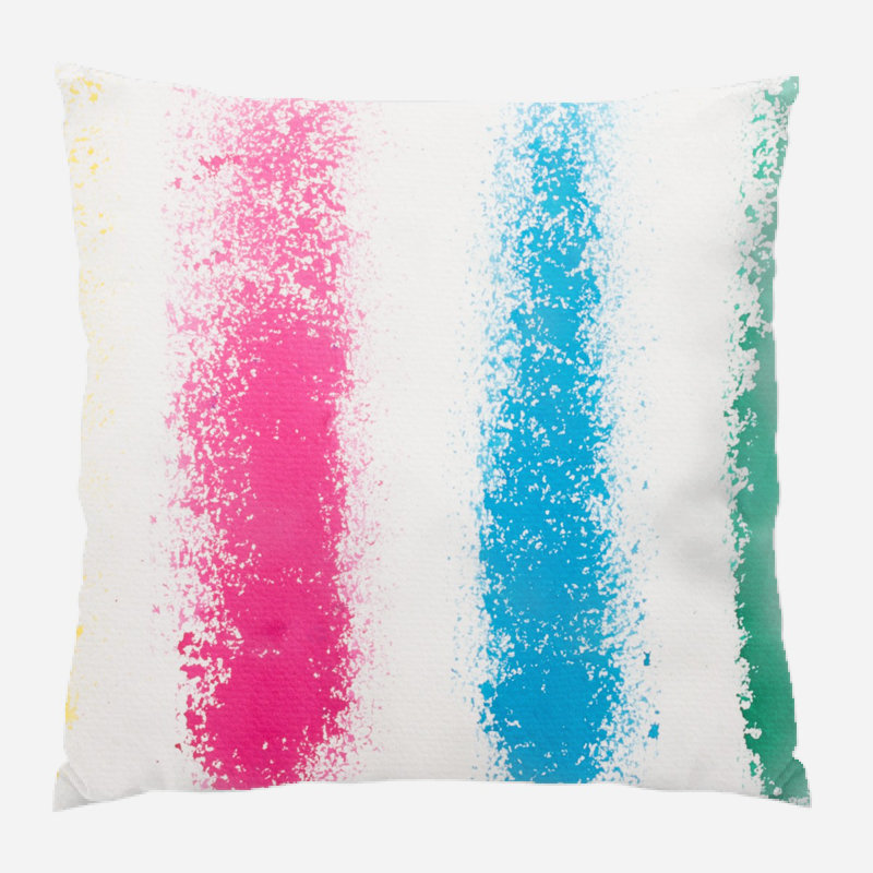 Coussin watercolour Delvale, Microsuède, Intérieur