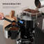 Cafetière à goutte à goutte de 10 tasses COWSAR avec moulin intégré, fonction de mouture et d'infusion programmable, trémie à grains de 220 g, réglages réglables, alerte de détartrage, minuterie, maintien au chaud et écran tactile à DEL.