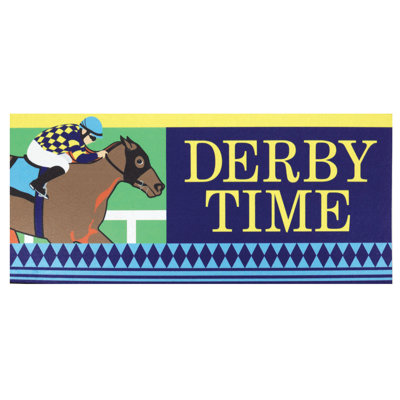 Doormat Insert Derby Time 22x10