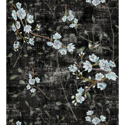 Chinoiserie Animal Print Metallic Wallpaper Roll