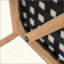 Fauteuil club d'extérieur en bois d'acacia, corde de coussin, ensemble de 2