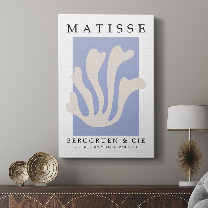 Matisse CECXLVII, reproduction d'art encadrée Cavas, H 18 po x l 12 po